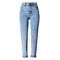 Women's Mom Jeans High Waisted Jeans Ninth Pants Loose Straight Pants